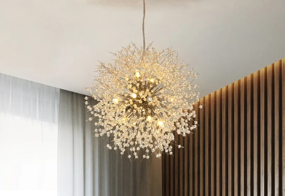 clear globe chandelier